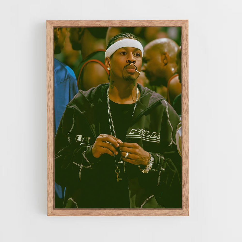 Poster L'Attitude Allen – affiche Basketball (vue 4)